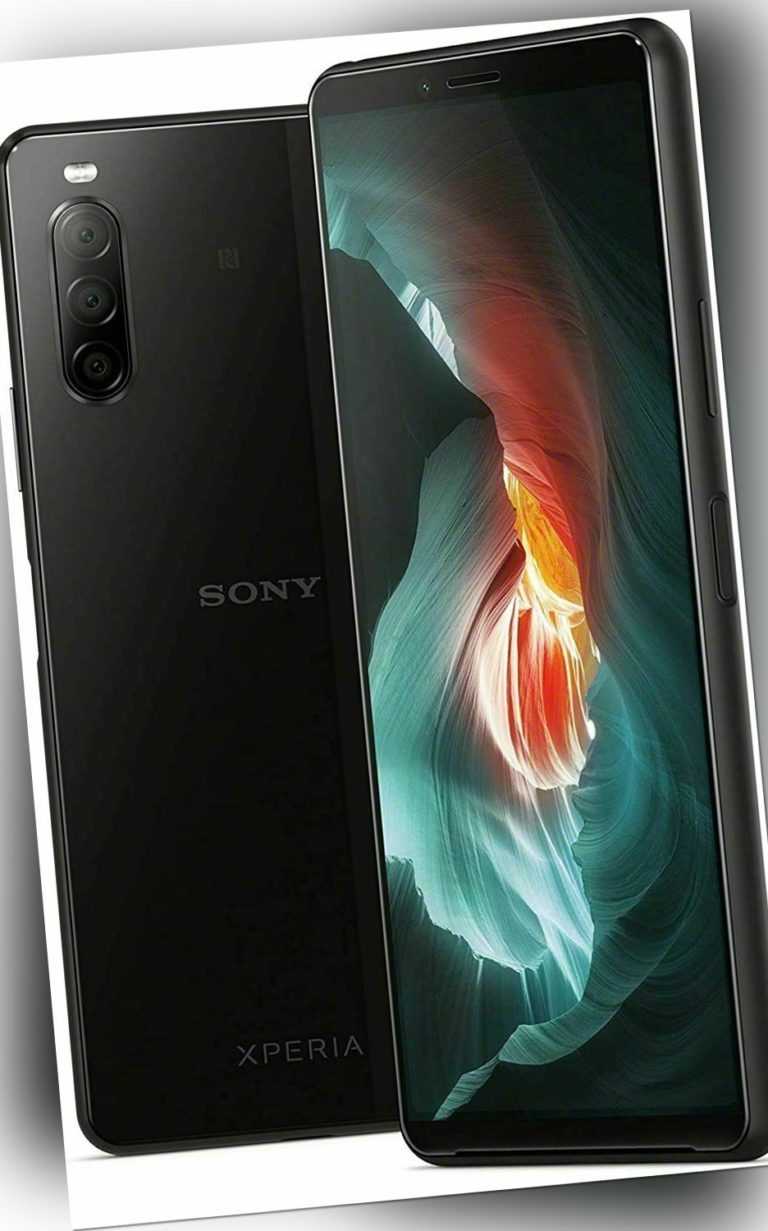 Sony Xperia 10 II XQ-AU52 128GB Schwarz Black Ohne Simlock Android Dual SIM NEU