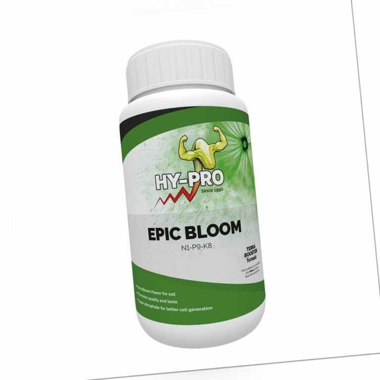 Hy-Pro Epic Bloom 250 ml Terra Booster Dünger Grow Stimulator für mehr Ertrag