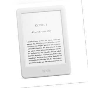 Amazon Kindle 6 2019 Weiß [15,2 cm (6 Zoll) Touchscreen, WLAN, mit
