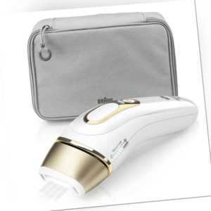 Braun Silk-Expert Pro 5 PL5014 IPL-Haarentfernungsgerät weiß/gold Haarentferner