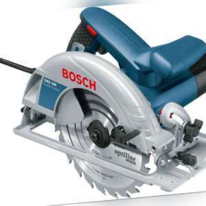 Bosch Professional Handkreissäge GKS 190 1400 Watt Kreissägeblatt 190 mm Karton