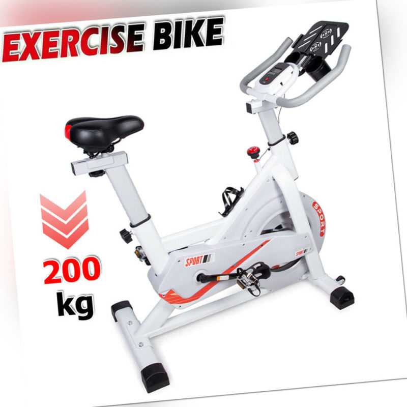 Evoland LCD Heimtrainer Fahrrad Ergometer Speedbike Indoor Fitness Cycling 200kg 