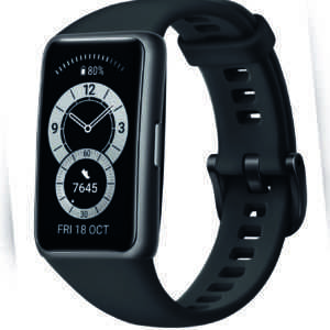Huawei Band 6 schwarz (Fara-B19) 1,47 Zoll Fitness Tracker AMOLED Smartwatch
