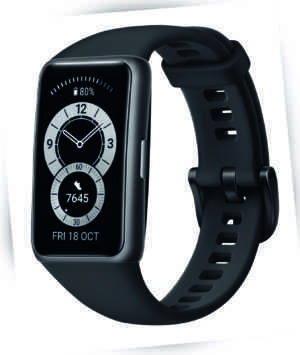 Huawei Band 6 schwarz (Fara-B19) 1,47 Zoll Fitness Tracker AMOLED Smartwatch