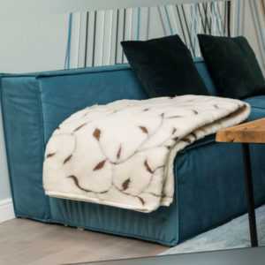Wolldecke Schafwolldecke Schurwolle Merino 100% WOOLMARK de lux