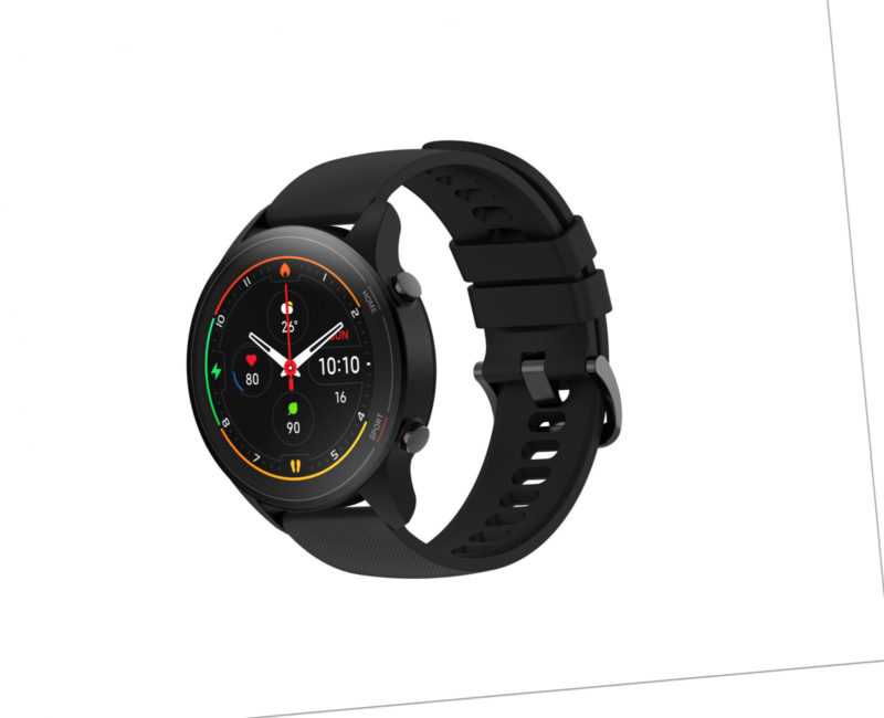 Xiaomi Mi Watch Schwarz 1,39" Smartwatch Android iOS Fitness Tracker Sportuhr
