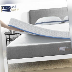 BedStory 10CM Matratze Topper Gel Memory Foam Auflage H2&H3 90 140 160 180X200