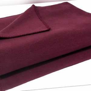 Zoeppritz Soft-Fleece Kuschel Decke 160x200cm col.390 wine