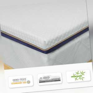 BedStory Matratze Topper H3 Bambuskohle-Schaum 9 Zonen Matratzenauflage 7,6CM