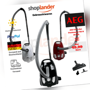 AEG Bodenstaubsauger - VX4 X EFFICIENCY Staubsauger mit Beutel, waschbare Filter