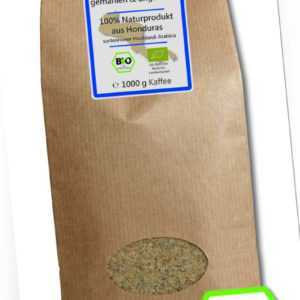 Grüner Kaffee Bio gemahlen - Rohkaffee Honduras 1kg - Green Coffee Abnehmen Diät