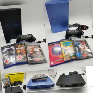 Sony Playstation 2 Spielekonsolen Sets mit Spiele Controller (PAL)