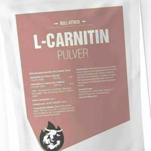 250g L-Carnitine Tartart Pulver - Stärkstes Carnitin Fatburner Fettverbrennung