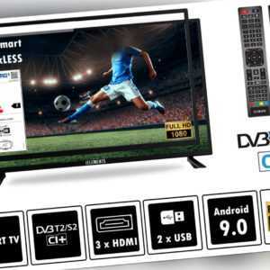 KB Elements Fernseher LED Android Smart TV 40" Zoll Full HD DVB-T2/S2, bruchfest