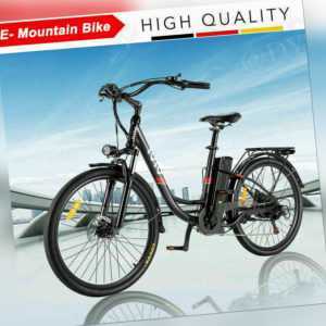 VIVI Ebike 26''Elektrofahrrad Damen/Herren/ Erwachsene Pedelec Citybike  7Gang
