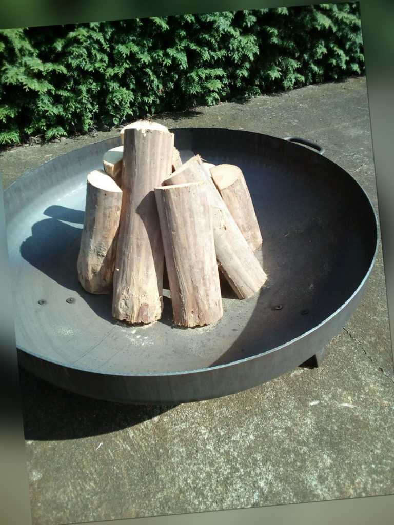 Feuerschale Feuerstelle Feuerkorb Lagerfeuer Cortenstahl Pflanzschale 80cm