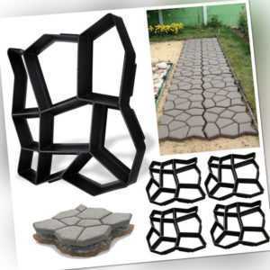 1-5x Pflasterform Garten DIY Trittsteine Schalungsform Solide und stabil