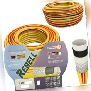 Wasserschlauch Gartenschlauch Schlauch 6-lagig 20-50m 1/2 Zoll PVC Gewebe Pool