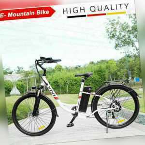 26''Elektrofahrrad E-Mountainbike EBike Erwachsene Elektrisches Fahrrad Urbanes