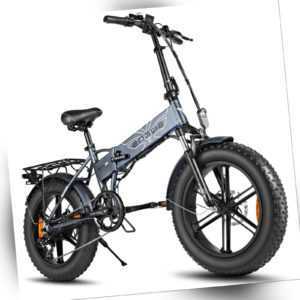 20" E-Bike Elektrofahrrad MTB Bike Klapprad Citybike Fatbike 750W 45KM/H V9O9