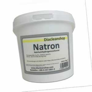 Natron 5kg Pulver in Pharmaqualität - Natriumhydrogencarbonat E500ii