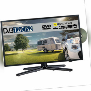 Reflexion LDDW190 LED HD Fernseher 19 Zoll 47 cm TV DVB-S2/C/T2 DVD