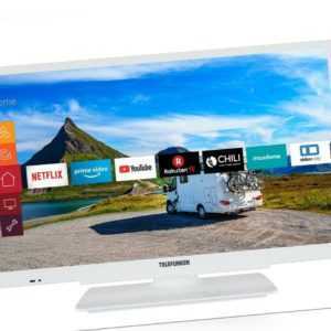 Telefunken XF22G501V-W Fernseher 22 Zoll Full HD Smart TV Works with Alexa