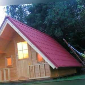 Alpholz Campinghouse 44 Holz 44 mm Satteldach Blockhaus Gartenhaus Freizeithaus