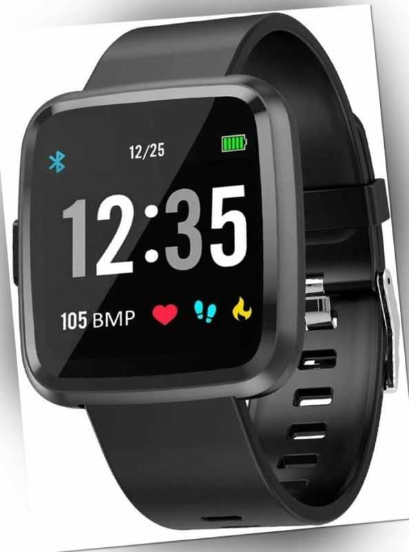 EFO SHM Smartwatch Fitness Tracker Armband Wasserdichte Fitness Uhr Pulsmesser