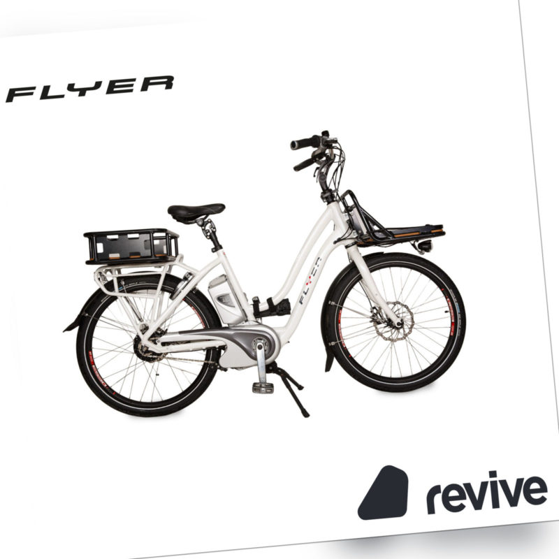 Flyer Cargo Nuvinci Deluxe 2014 E-City-Bike Weiß Fahrrad