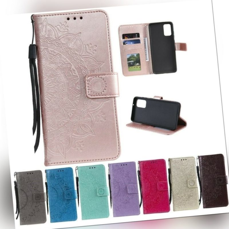 Hülle für Xiaomi Redmi Note 10/Note 10S Handyhülle Flip Case Cover Etui Mandala