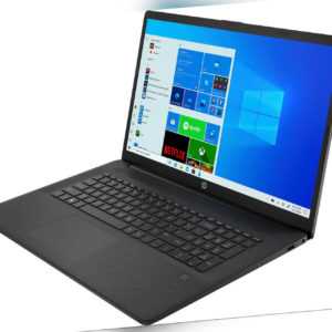 HP Notebook 17 Zoll HD+ AMD Ryzen 3 Nummernblock USB Type-C Windows 10/11 Webcam