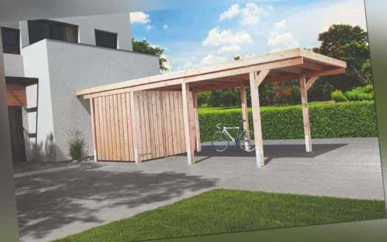 Alpholz Einzelcarport Sardinien Carport Unterstand inklusive Montagematerial ...