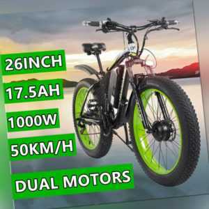 26 Zoll E-bike1000W Elektrofahrrad E Mountainbike 48V 17.5Ah E-Fahrrad eFatbike