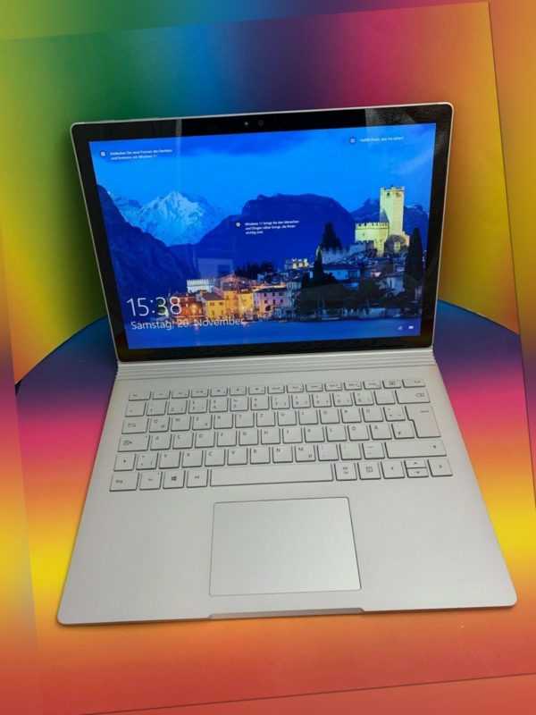 Microsoft Surface Book 1703 13" i5-6300U 8GB 128GB SSD Win10 Pro QWERTZ Tastatur