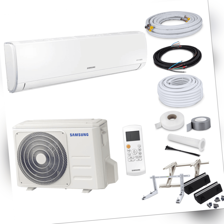 Samsung Klimaanlage AR35 AR09 2,6kW optional WiFi, Befestigung, MontageSet 3-25m