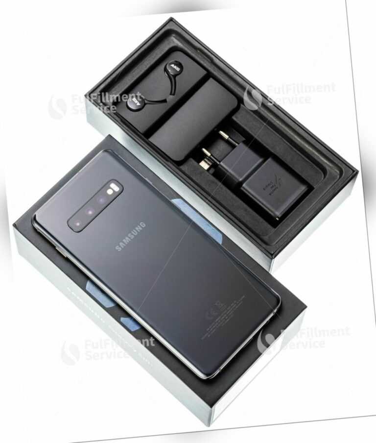 Samsung Galaxy S10+ Plus 128gb G975 Black Schwarz Smartphone Handy...
