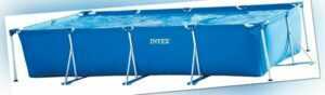 Intex Rectangular Frame Pool Aufstellpool Schwimmbecken Baden 450 x 220 x 84 cm