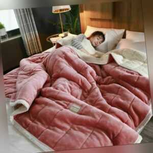 Dicke Decken für Betten Fleece Flanell Warm Throws Decke