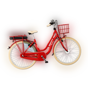 E-Bike Elektrofahrrad Fahrrad FISCHER RETRO 2.0 317 Wh 28 Zoll RH 48 cm Rot