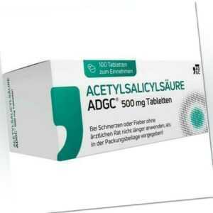 ACETYLSALICYLSÄURE ADGC 500 mg Tabletten 100 St 17526433