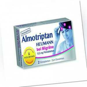 ALMOTRIPTAN Heumann bei Migräne 12,5 mg Filmtabl. 2 St PZN 10750044