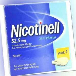 NICOTINELL 21 mg/24-Stunden-Pflaster 52,5mg 7 St PZN 1261984