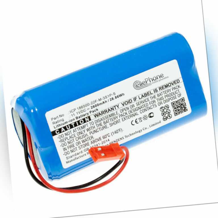 11,1V Akku für ElectroPan iLife V3s Pro V5 V5s ICP 186500-22F-M-3S1P-S 2600mAh