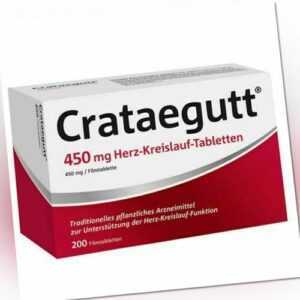 CRATAEGUTT 450 mg Herz-Kreislauf-Tabletten 200 St 14064541