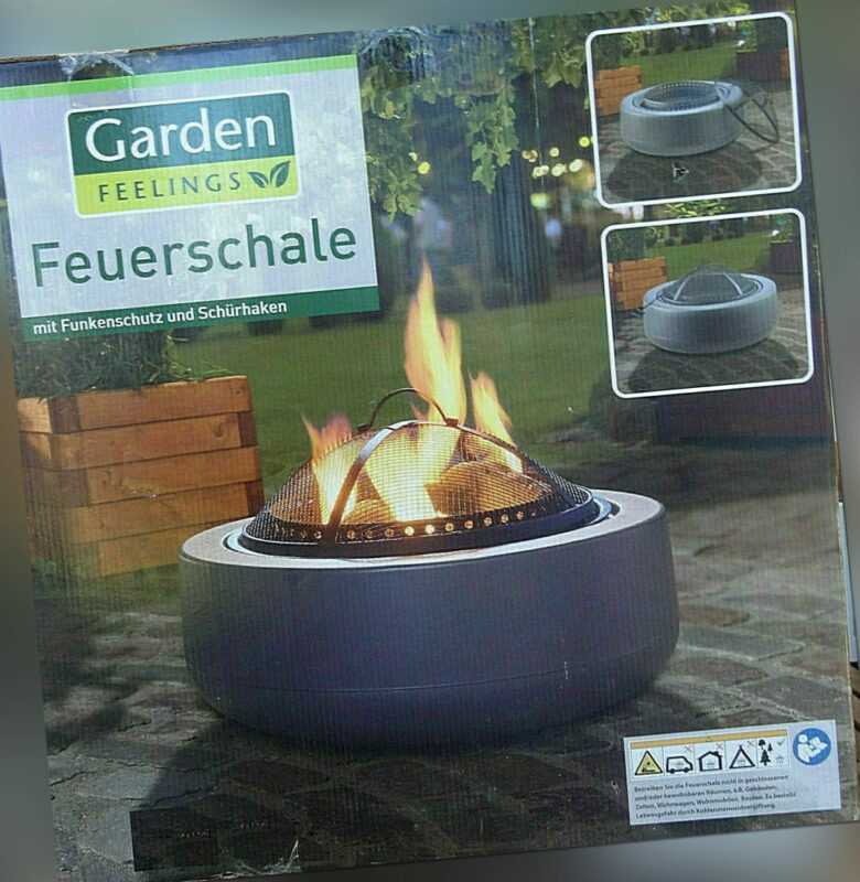 Feuerschale Garden Feelings, Granit Optik grau NEU und OVP 55x34cm