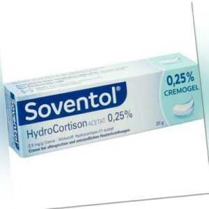 SOVENTOL Hydrocortisonacetat 0,25% Creme 20 g 10714373