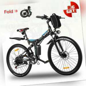 26 Zoll E-Bike Herren Elektrofahrrad,Mountainbike Klappbar Elektrofahrrad WI