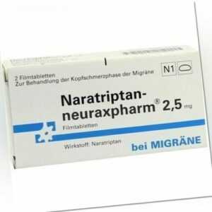 NARATRIPTAN-neuraxpharm 2,5 mg Filmtabletten 2 St 09536452