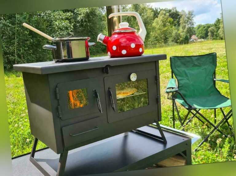 Grillkamin Garten-Kamin Gartenküche "ERNA" Pizzaofen Holzbackofen Zeltofen